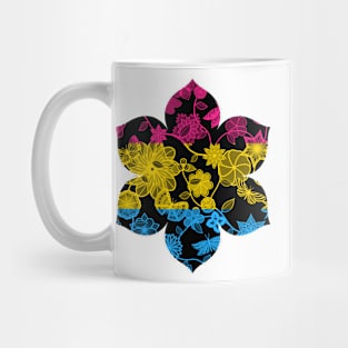 Butterfly Garden, Pride Flag Series - Pansexual Mug